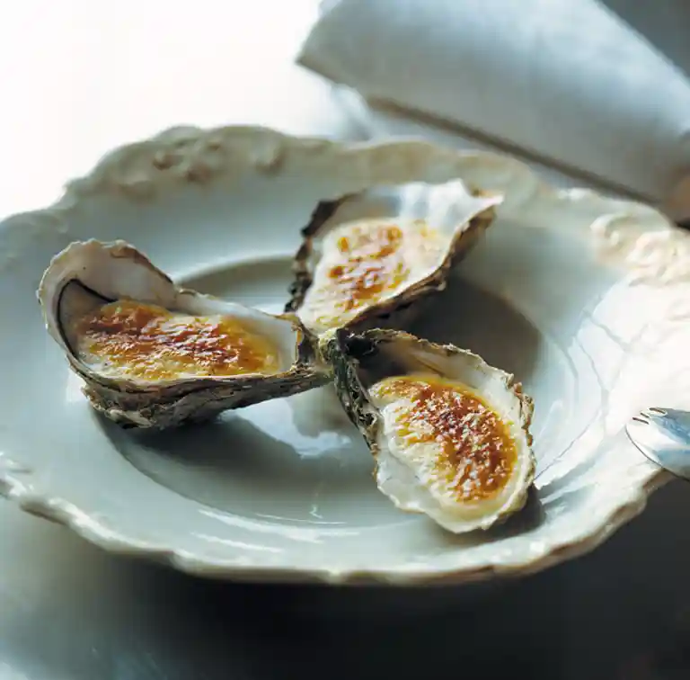 Gratinerede østers