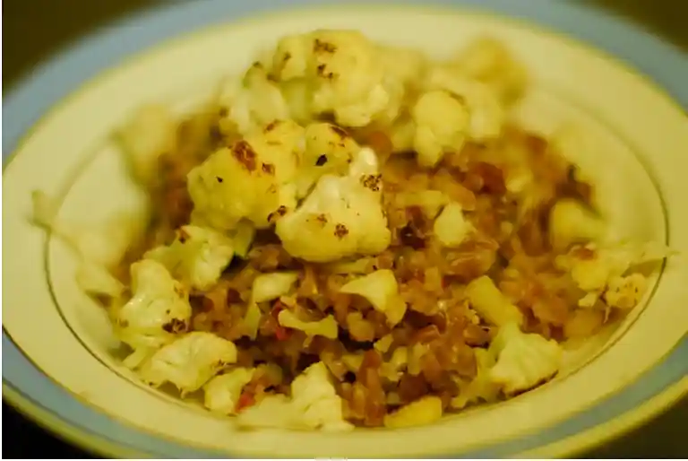 Kornotto med blomkål og ost 