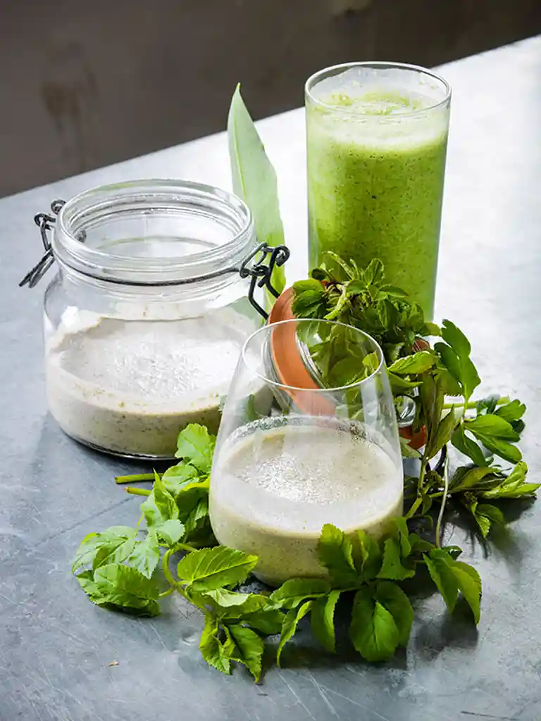 Ramsløg og mælkebøtte