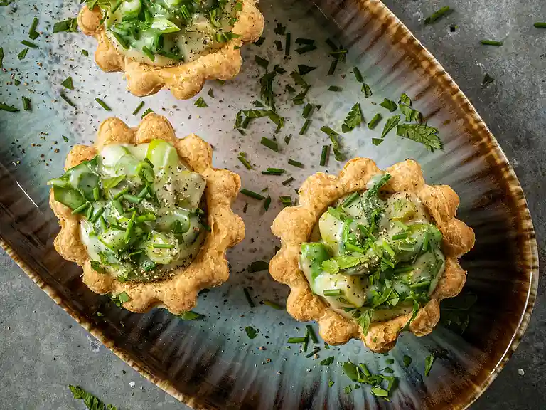 Tarteletter med asparges