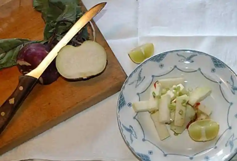 Citronmarinerad kål och citron