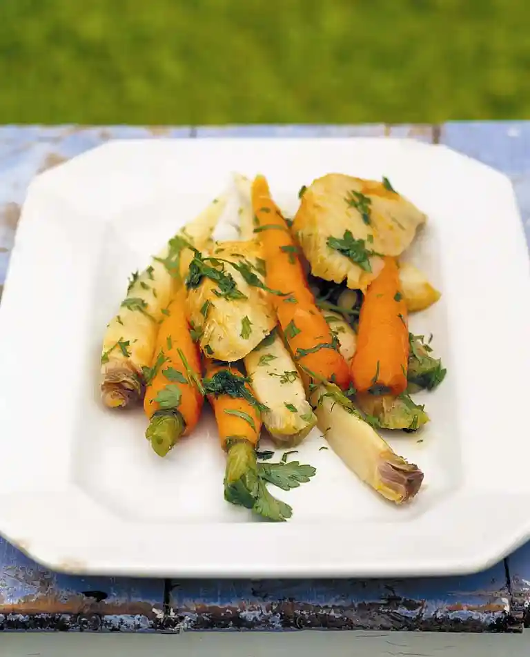 Glaserade grönsaker